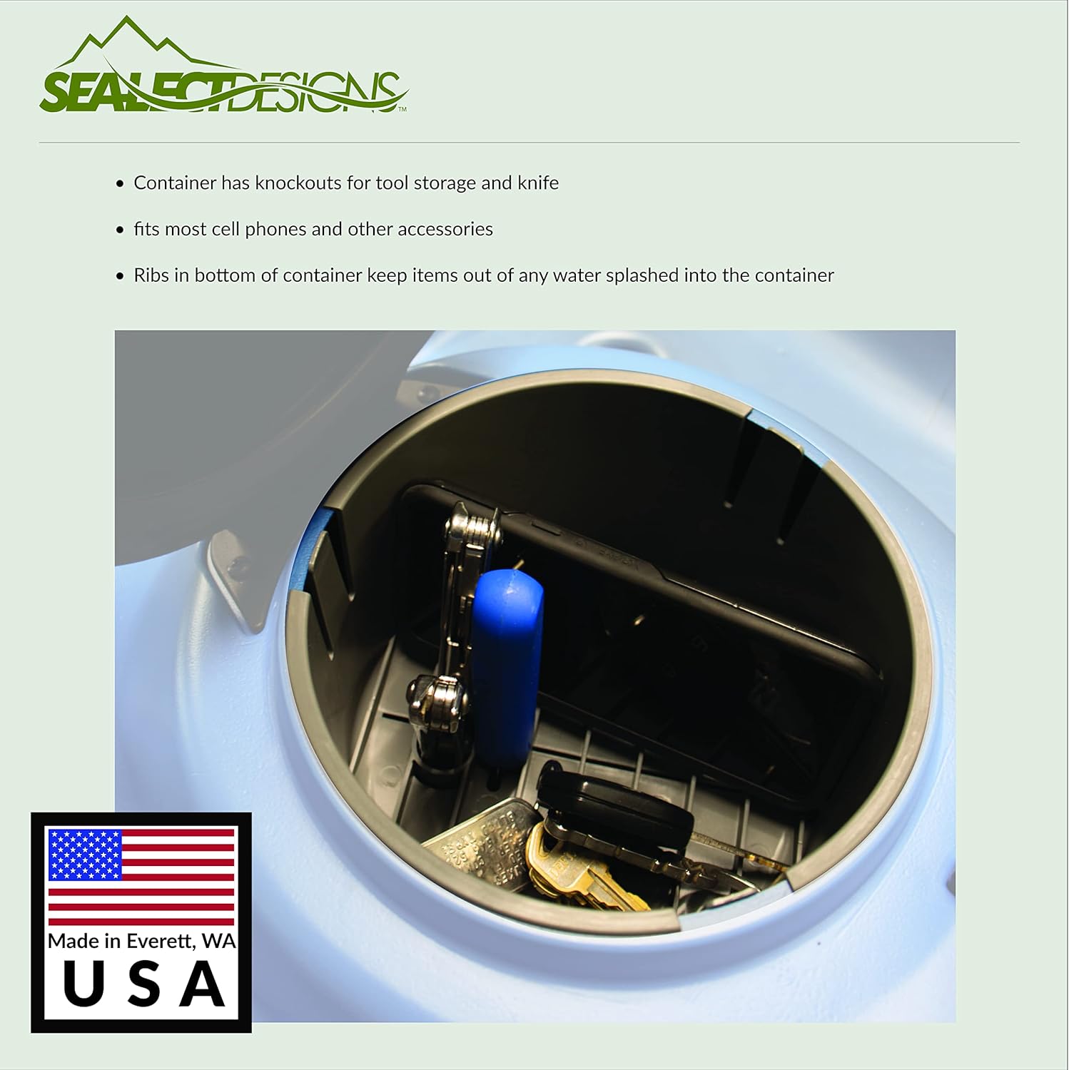 Hatch Bucket Container for Lifetime Kayaks by Sea-Lect Designs : Sports & Outdoors