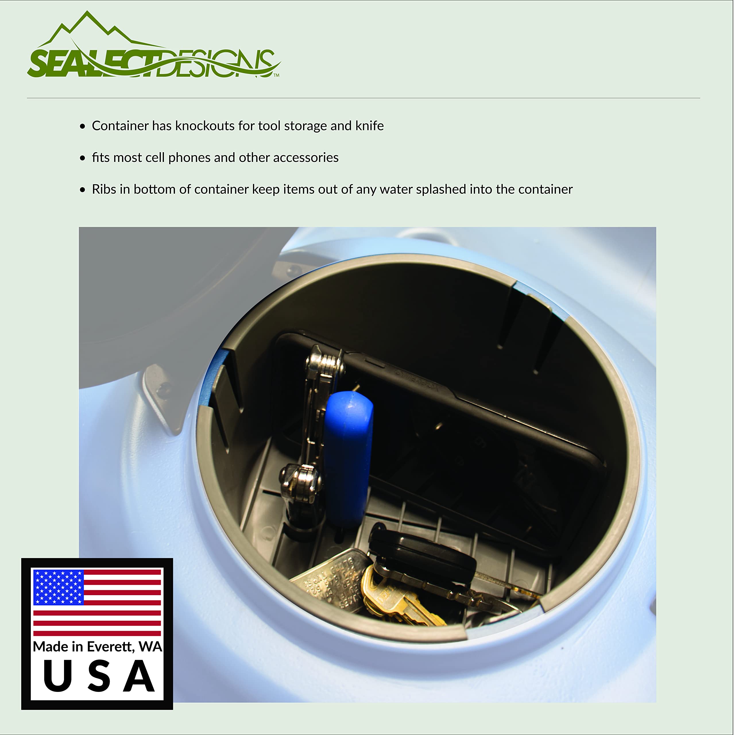 Hatch Bucket Container For Lifetime Kayaks By