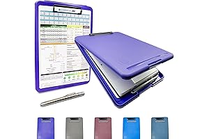 Clipboard with Storage, Nursing and Medical Edition Cheat Sheets & Pen Light