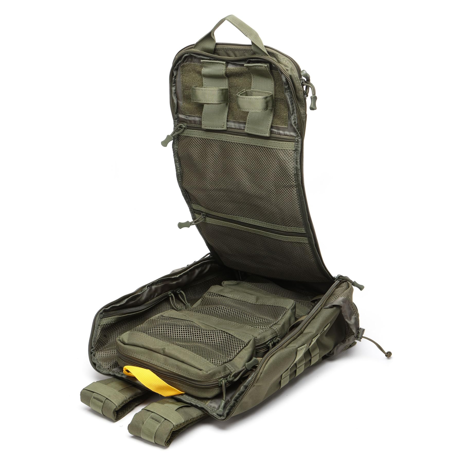 Sac à dos médical tactique imperméable 40 l Nylon Sac à dos de premiers secours pour la randonnée, le trekking, la chasse, la pêche, le camping et les sports de plein air