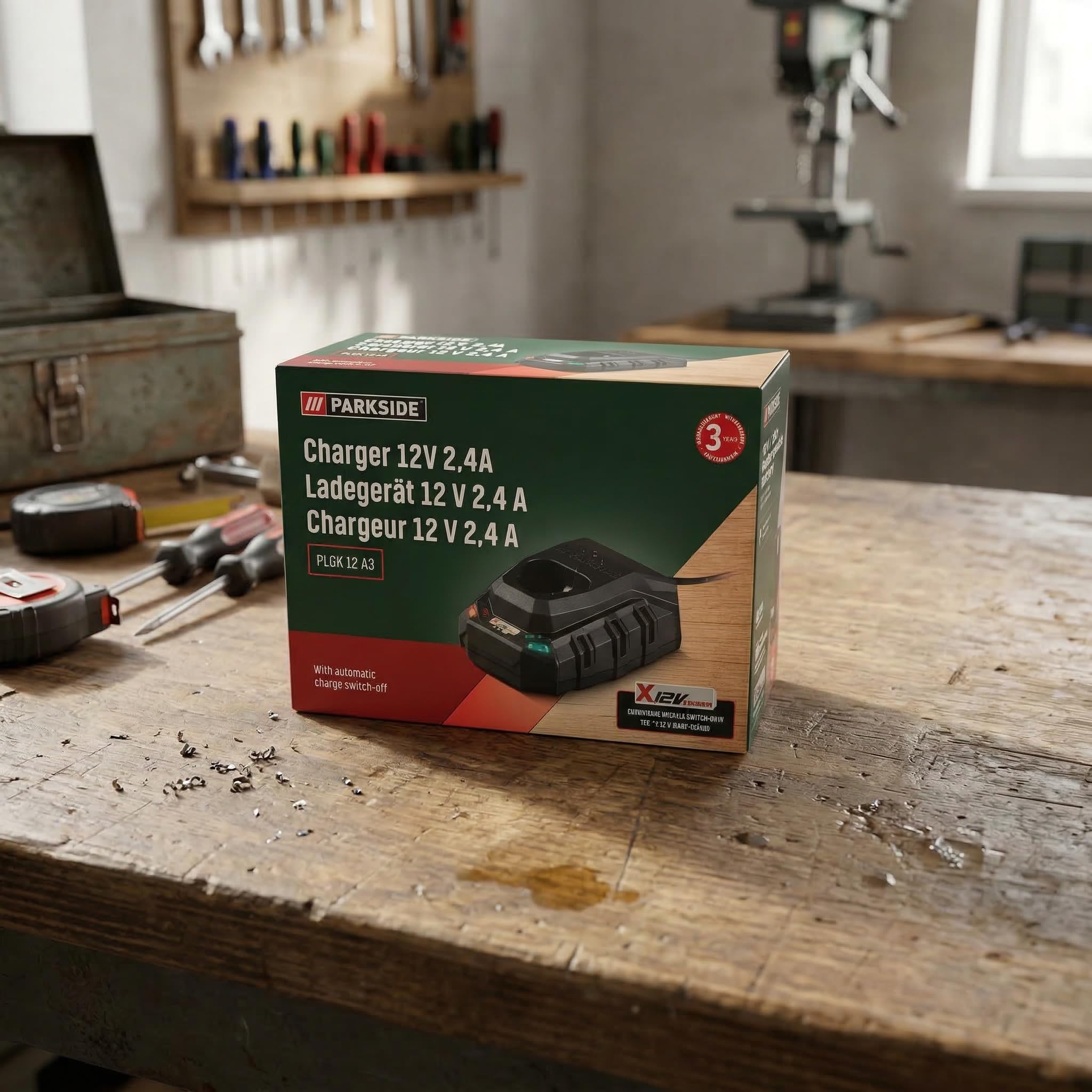 PSIDE Caricatore PLGK 12 A3, senza batteria