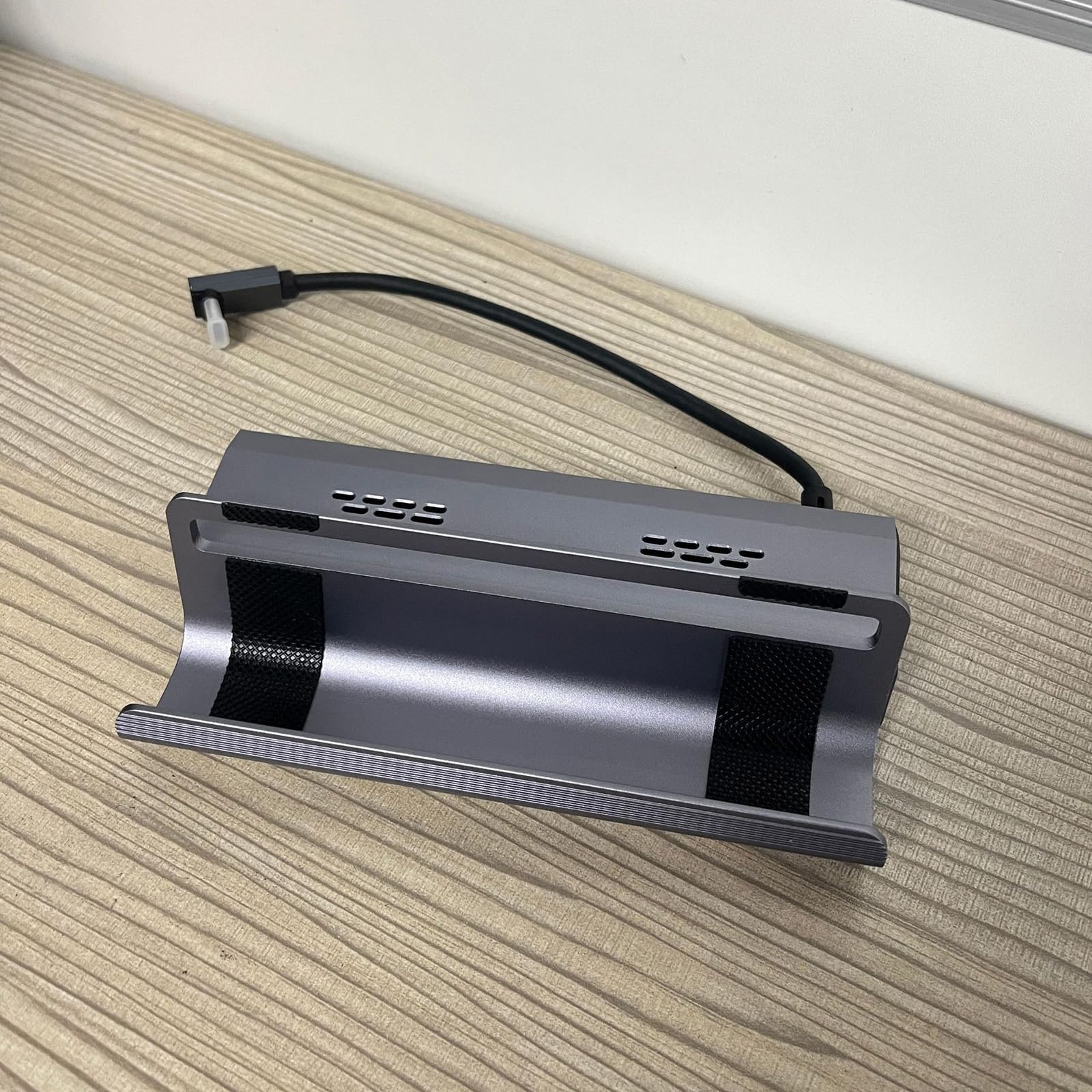 Base de TV 6 en 1 Hub Soporte Estación de acoplamiento Consola de cubierta de vapor USB 3.0 Tipo C Compatible 2.0 Puerto Base de TV USB 3.0
