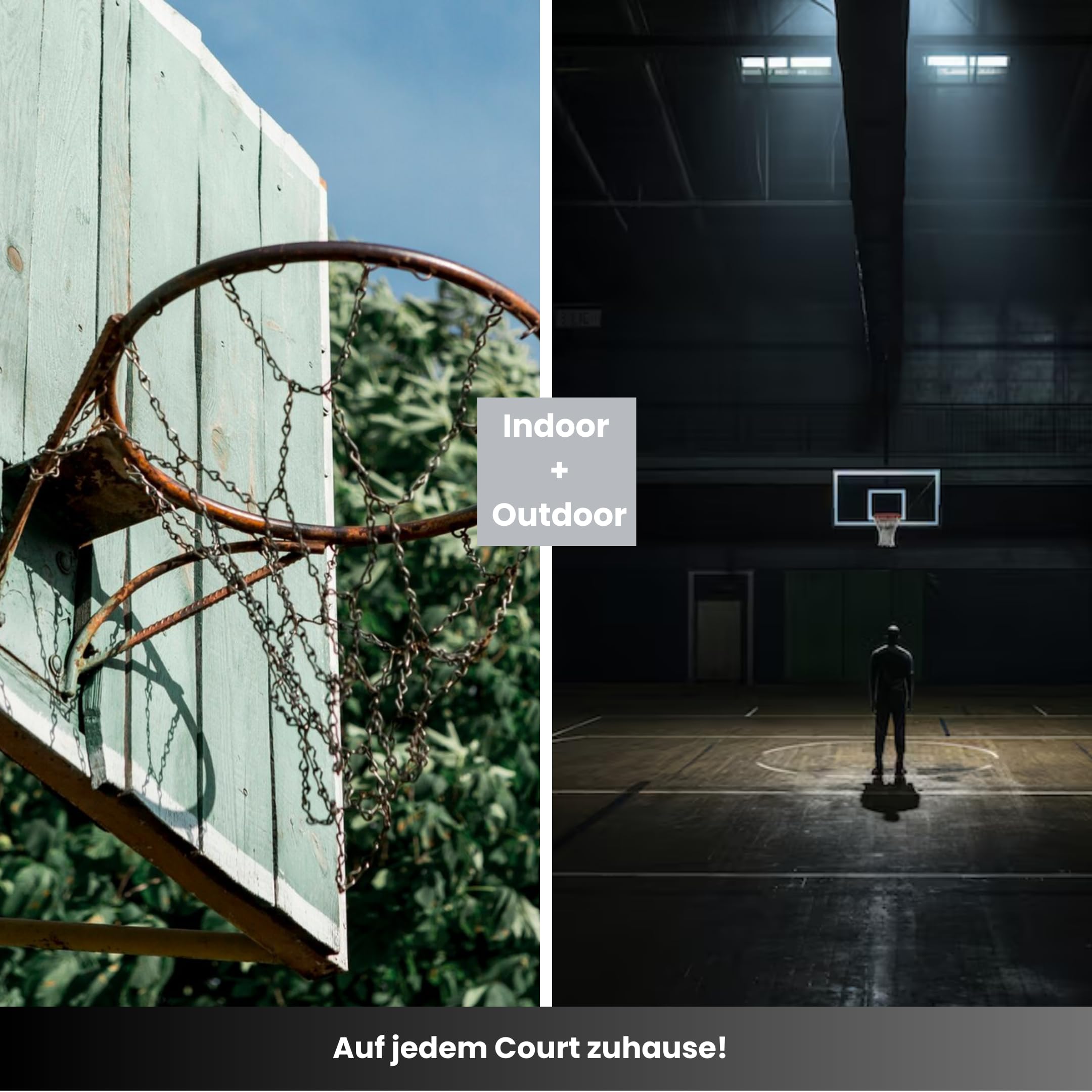 Lowkey Basketball Indoor & Outdoor Größe 7 | Design Basketball | Anti-Rutsch Beschichtung & Erstklassiger Grip Ball im Melon & Moon & Ice Pop Design