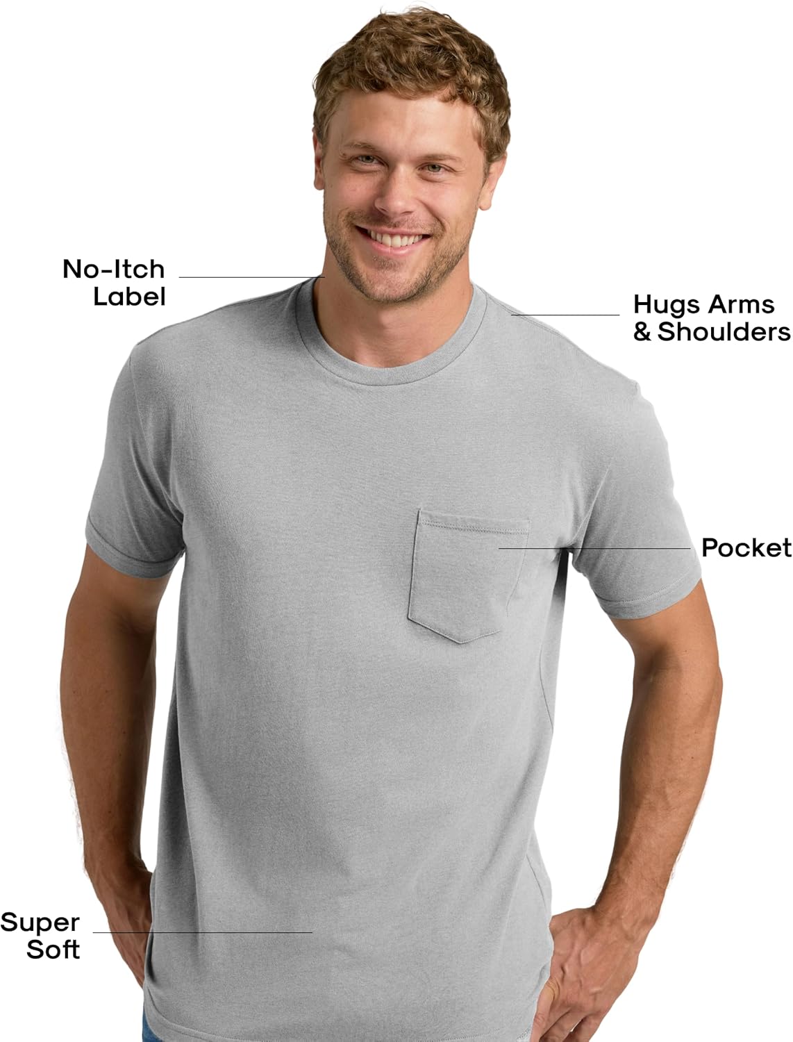 True Classic Mens T-Shirts - Curved Hem or Pocket Tee, Mens Drop Cut Lounge/Sleep or Heavyweight Tshirt - Image 2