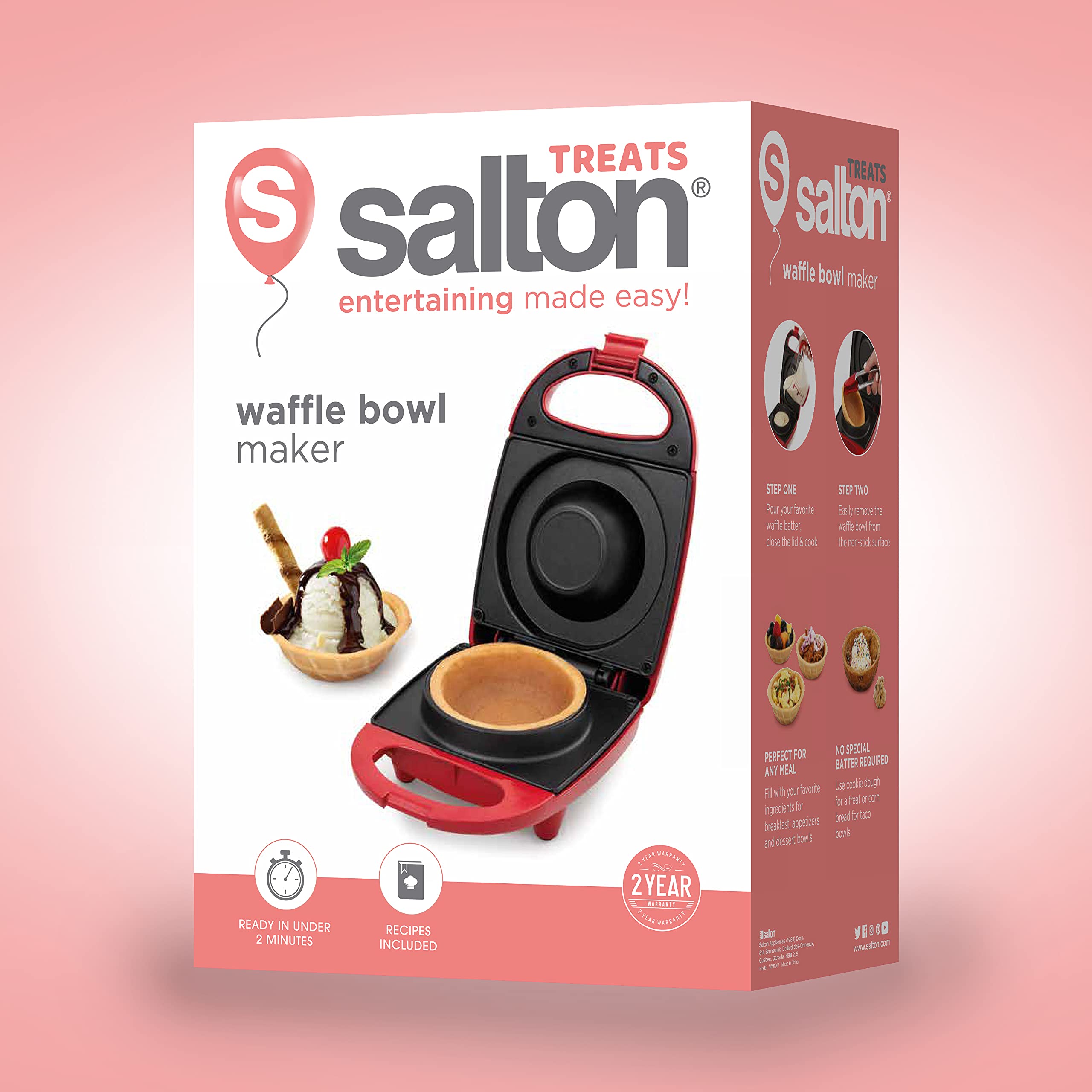 salton waffle bowl maker