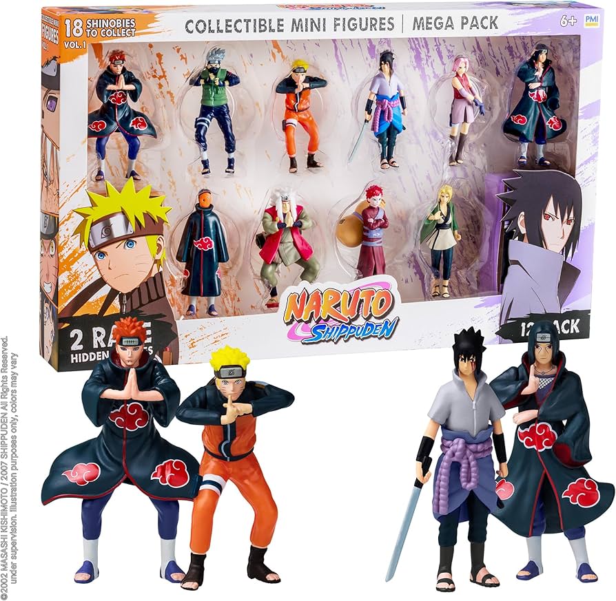 Amazon.com: P.M.I. Naruto Shippuden Collectible Mini Figures 12 Amazon.com: P.M.I. Naruto Shippuden Collectible Mini Figures 12