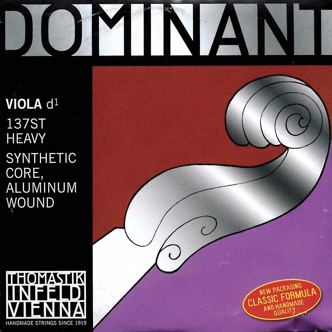 Dominant 15"-16" Viola D String - Stark(Thick) Gauge - Aluminum Wound Perlon Core - Thomastik Infeld