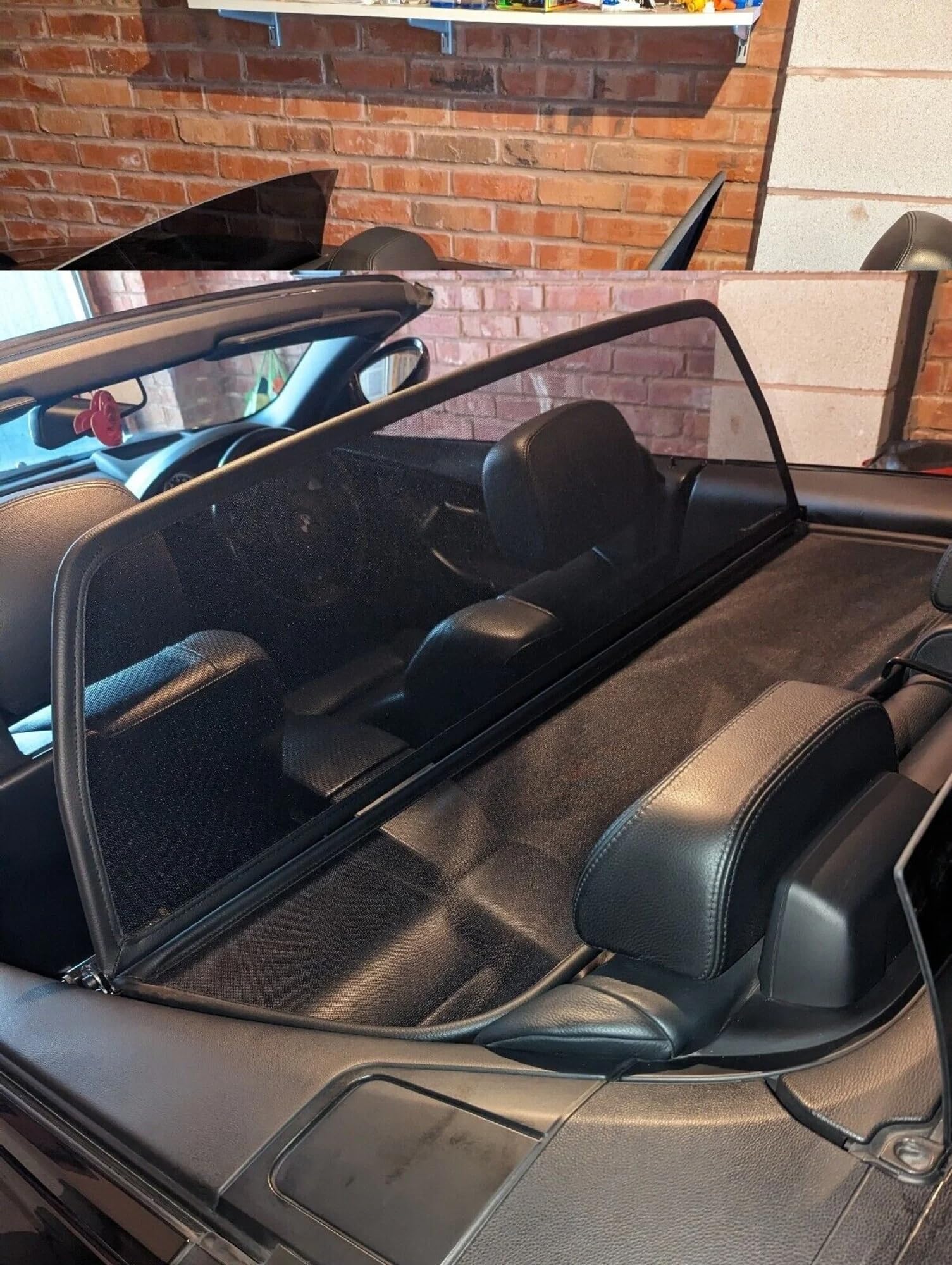 GermanTuningParts Windschott Für BMW 6 F12 (2011-2015) - Klappbarer Windabweiser Mit Schnellverschluss