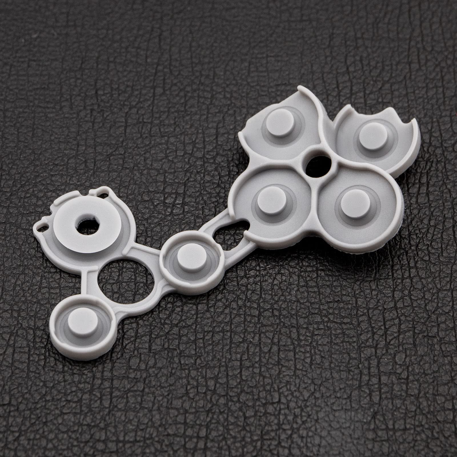 ECSiNG 4 almohadillas de botón de silicona conductoras de repuesto para botones compatibles con Xbox One S y Elite Controller