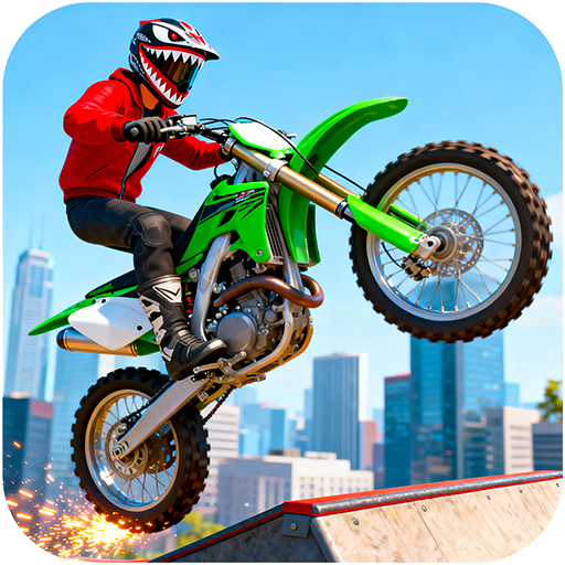 Juegos de Moto: Acrobacias en Moto & Juego de Carreras de Motos 3D, Juegos Gratis, Simulador de Motocicleta, Acrobacias de Moto y Carreras, Juego Divertido para Piloto de Moto