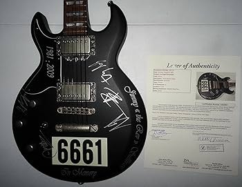 Avenged Sevenfold Autographed Schecter 6661 Guitar The Rev Tribute