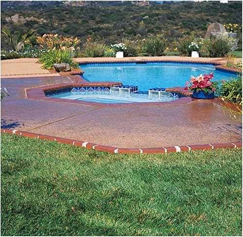 Miniatura 9 de Let's Edge It! Borde decorativo de ladrillo de plástico con 4 luces solares integradas, terracota, kit de 20 pies, Argee RG820SG, gris