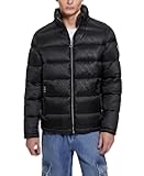 mens Adam Quilted Hooded Zip Puffer