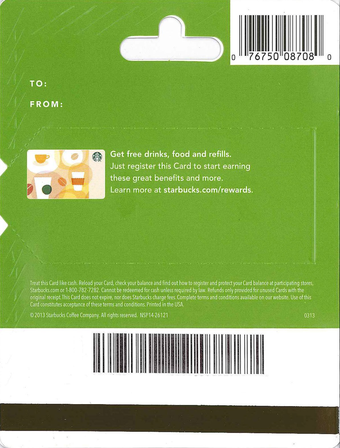 Starbucks Gift Card $25: 50 Traditional