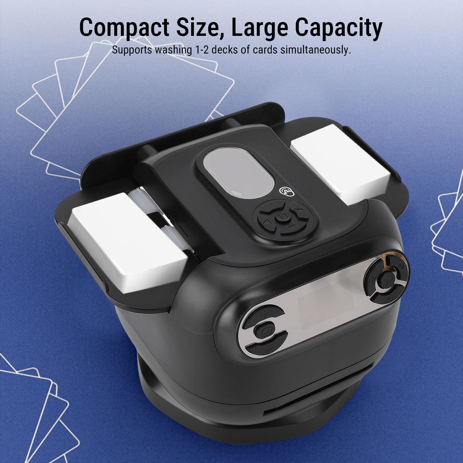 ASHATA Shuffler e Rivenditore di Carte Automatiche, 1-2 Machine a Basso Rumore con Batteria Ricaricabile e Trattamenti Personalizzabili, per Il Poker Texas Holdem e Giochi di Carte