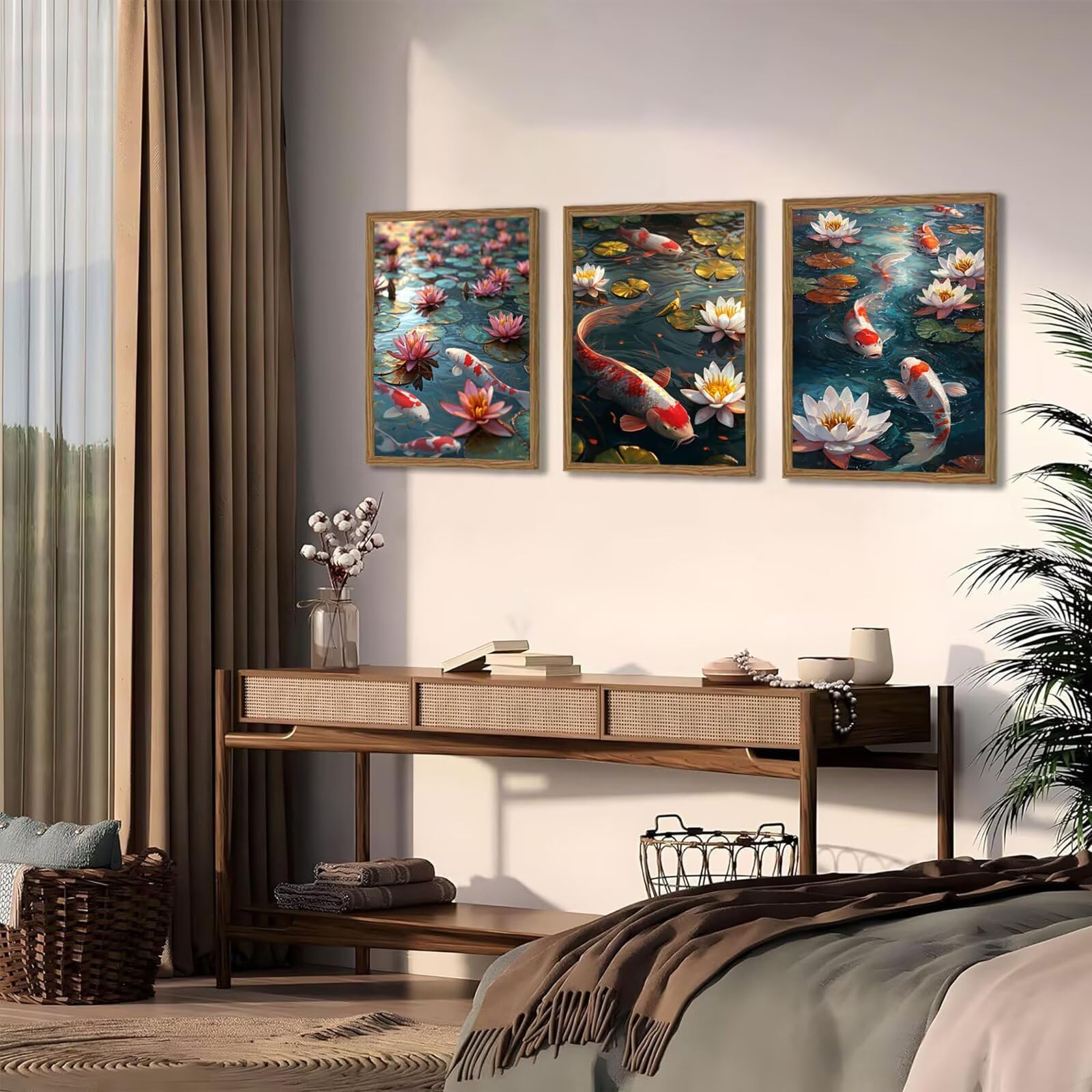 Cnyaunfi 3 Pezzi Animali Pittura Diamante Fai-Da-Te 5D Blu Diamond Painting Kit Completo per Hobby Creativi Adulti, Pittura Diamante Artigianale Per La Decorazione Della Parete Di Casa 50x70cm YF-3473