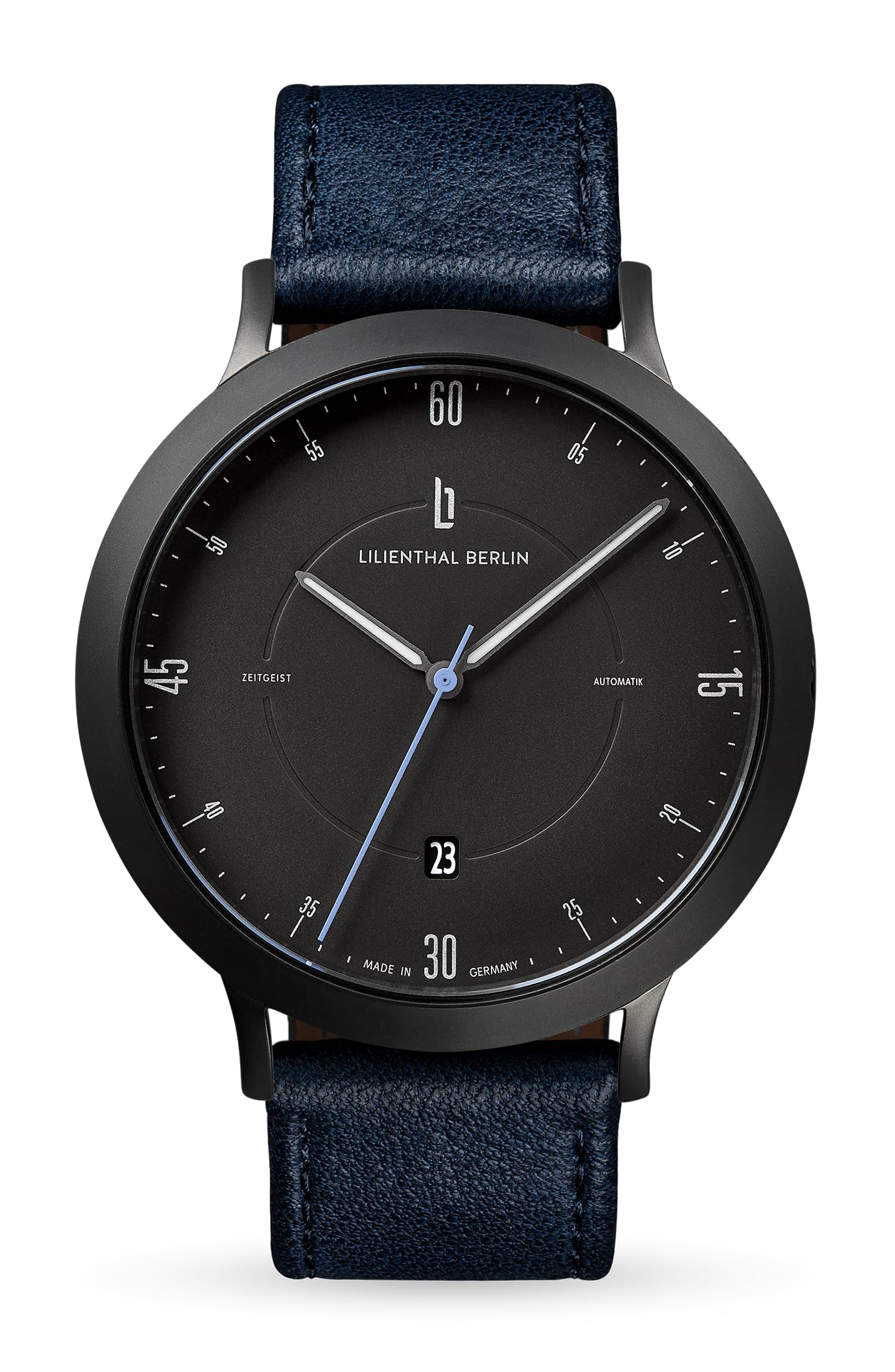 Lilienthal Berlin Zeitgeist Automatik Uhr All Black – All Black Edition