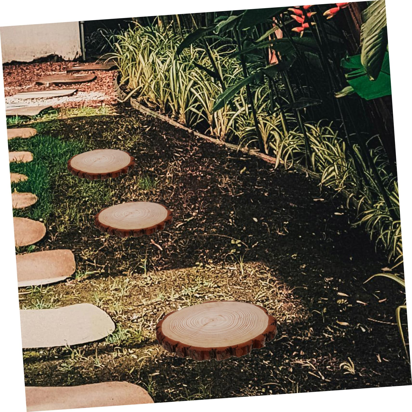 Abaodam Trittplatte für Garten und Selbstgemacht Gehweg Wetterbeständig und Bruchfest Beige Praktische und Dekorative Gartendeko für Außenbereiche