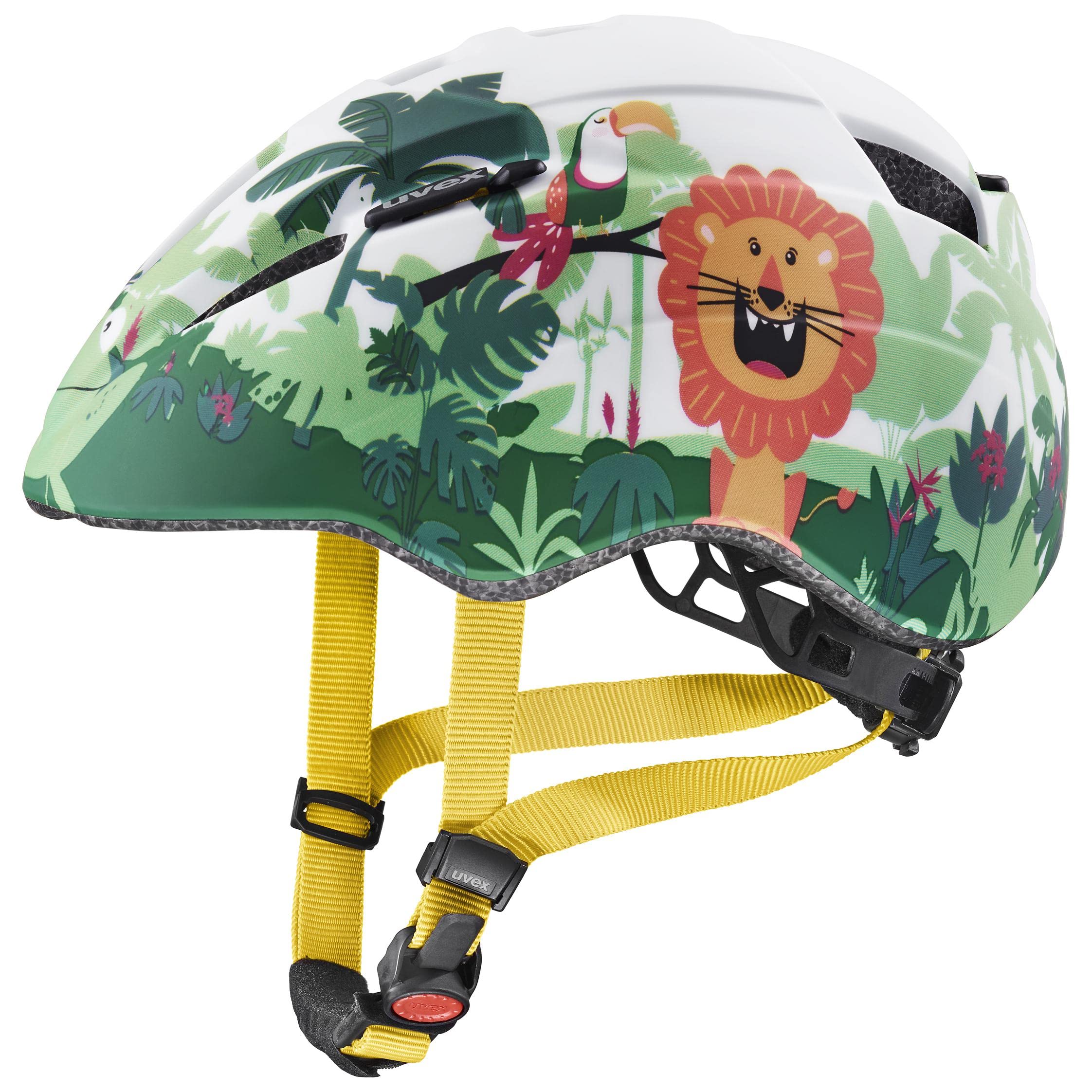 uvex Kid 2 CC - Casque de vélo léger pour Enfants - réglage de la Taille Individuel - à compléter avec Un éclairage LED - Safari Matt - 46-52 cm