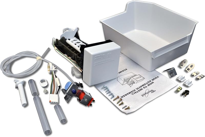 Whirlpool 1129313 Kit de máquina de hielo adicional original OEM para refrigeradores