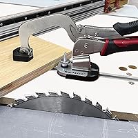 Vista 6 de Milescraft 4022 TrackLock - Base de abrazadera de banco de bloqueo de riel - Accesorio de sujeción para rieles en T, negro metálico