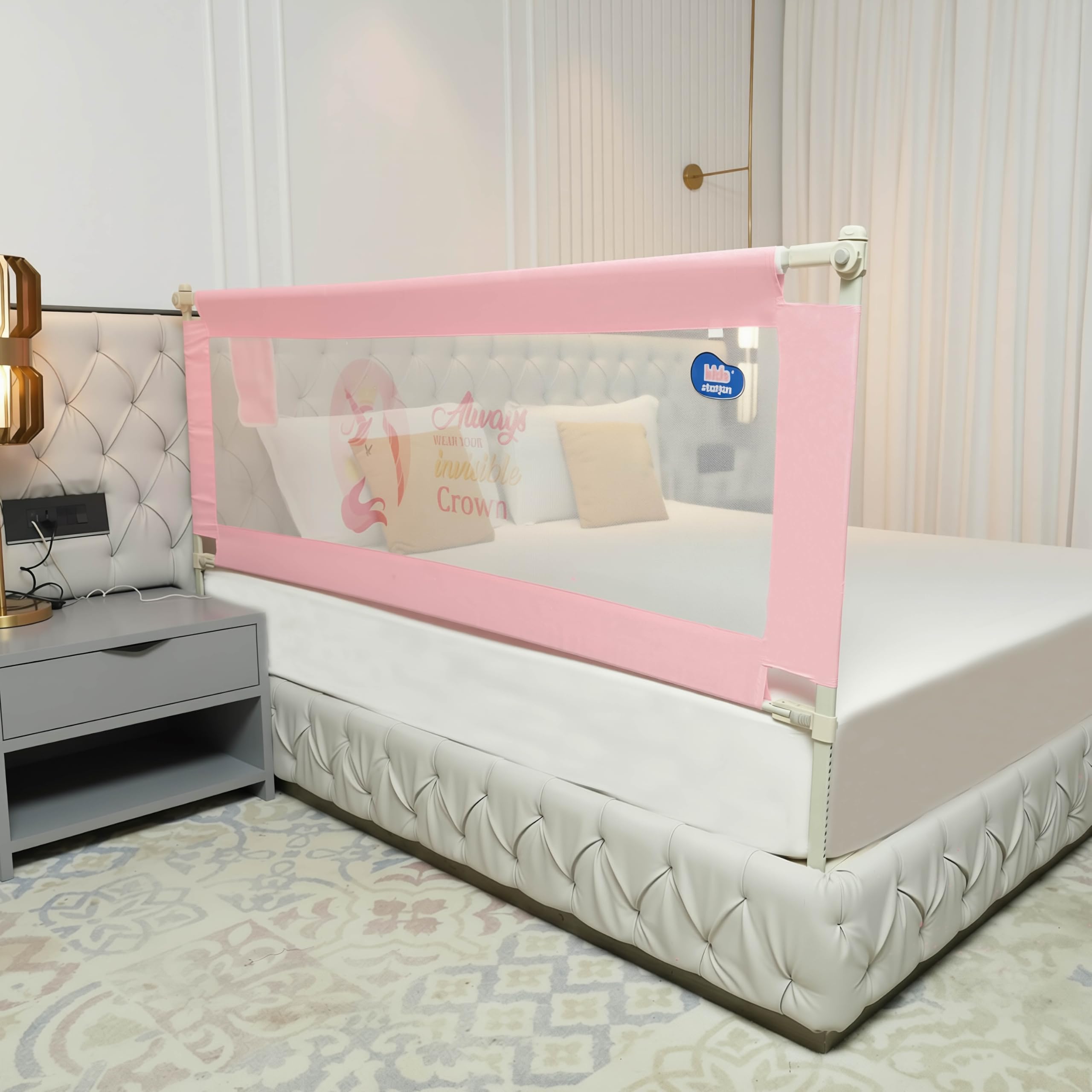Kids Bed Rail Guard - Baby Safety Side Wall -28
