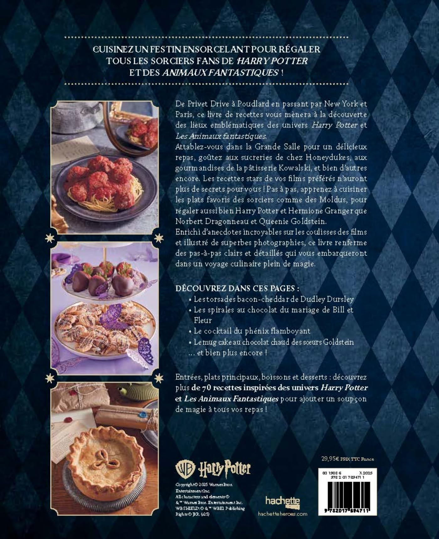 Harry Potter Le livre de recettes officiel: Plus de 70 recettes ensorcelantes pour régaler les sorciers du monde entier !