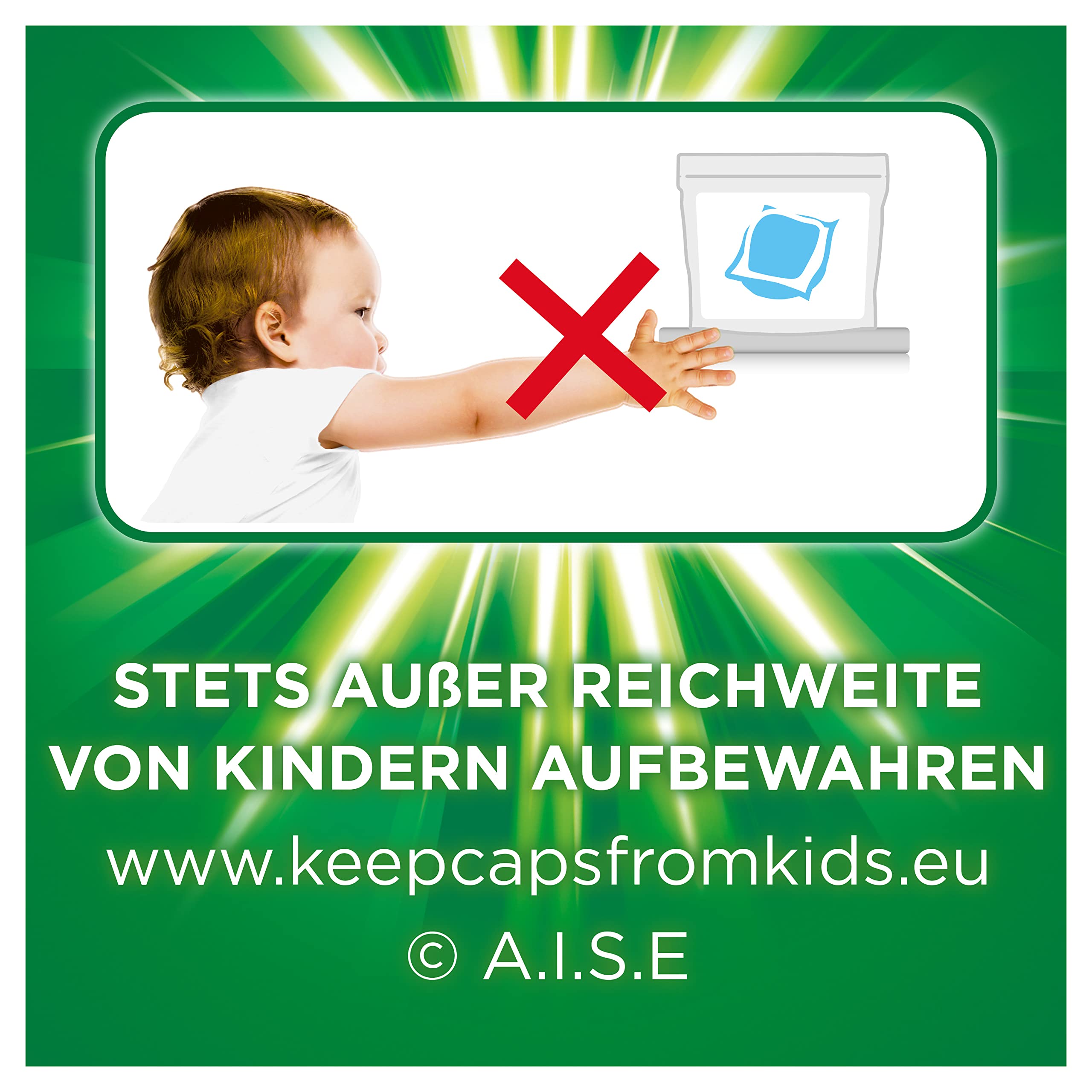 Ariel Allin1 PODS, Flüssigwaschmittel-Kapseln Color+ 76 Waschladungen, Ausgezeichnete Fleckentfernung Beim 1. Waschen
