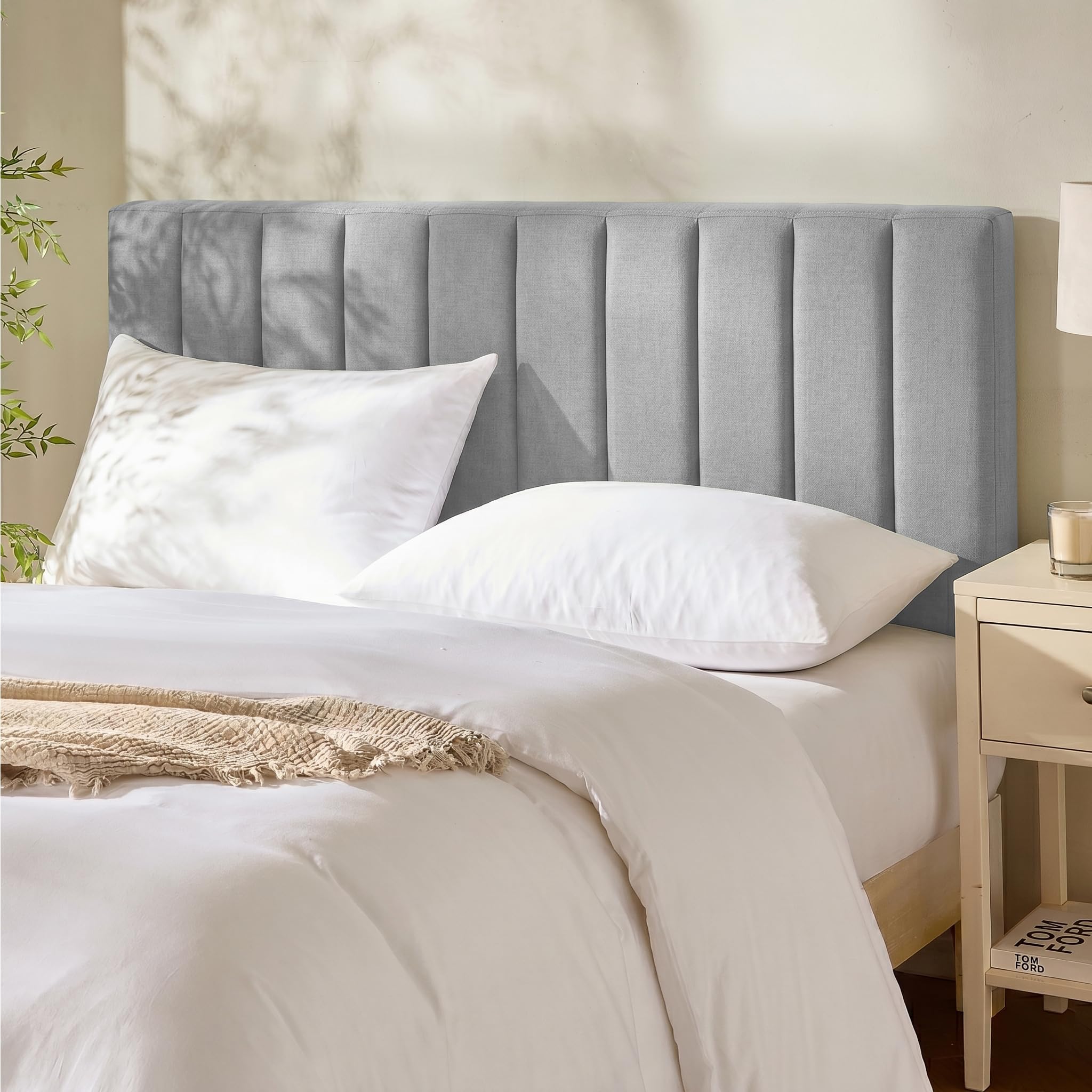 Hearth &amp; Harbor Wall Mounted Queen Headboard Only, Bed Headboard Queen Size