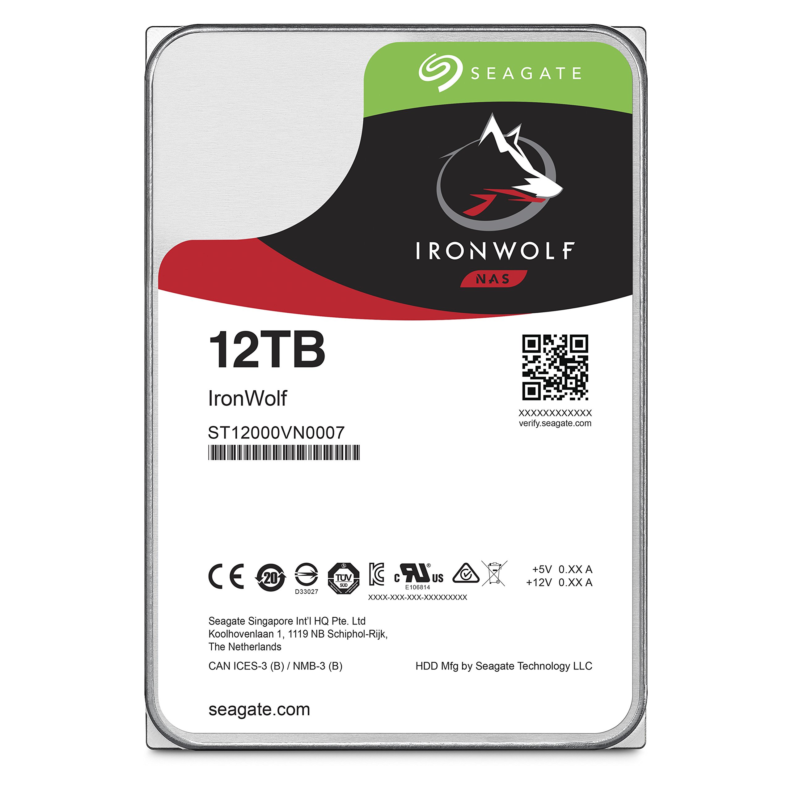 Amazon.com: Seagate (Recertified) 12TB IronWolf NAS SATA Hard 