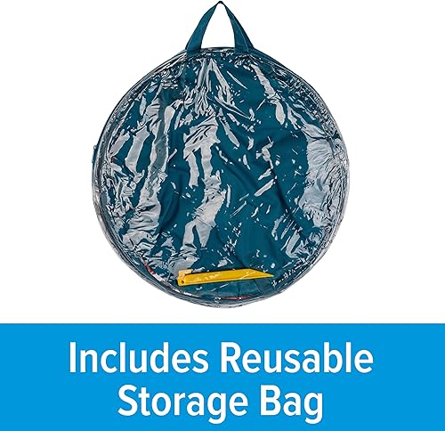 Miniatura 7 de Camco Contenedor utilitario desplegable  Cuenta con forro resistente y tapa con cierre de cremallera  Capacidad para bolsas de basura de 30 galones