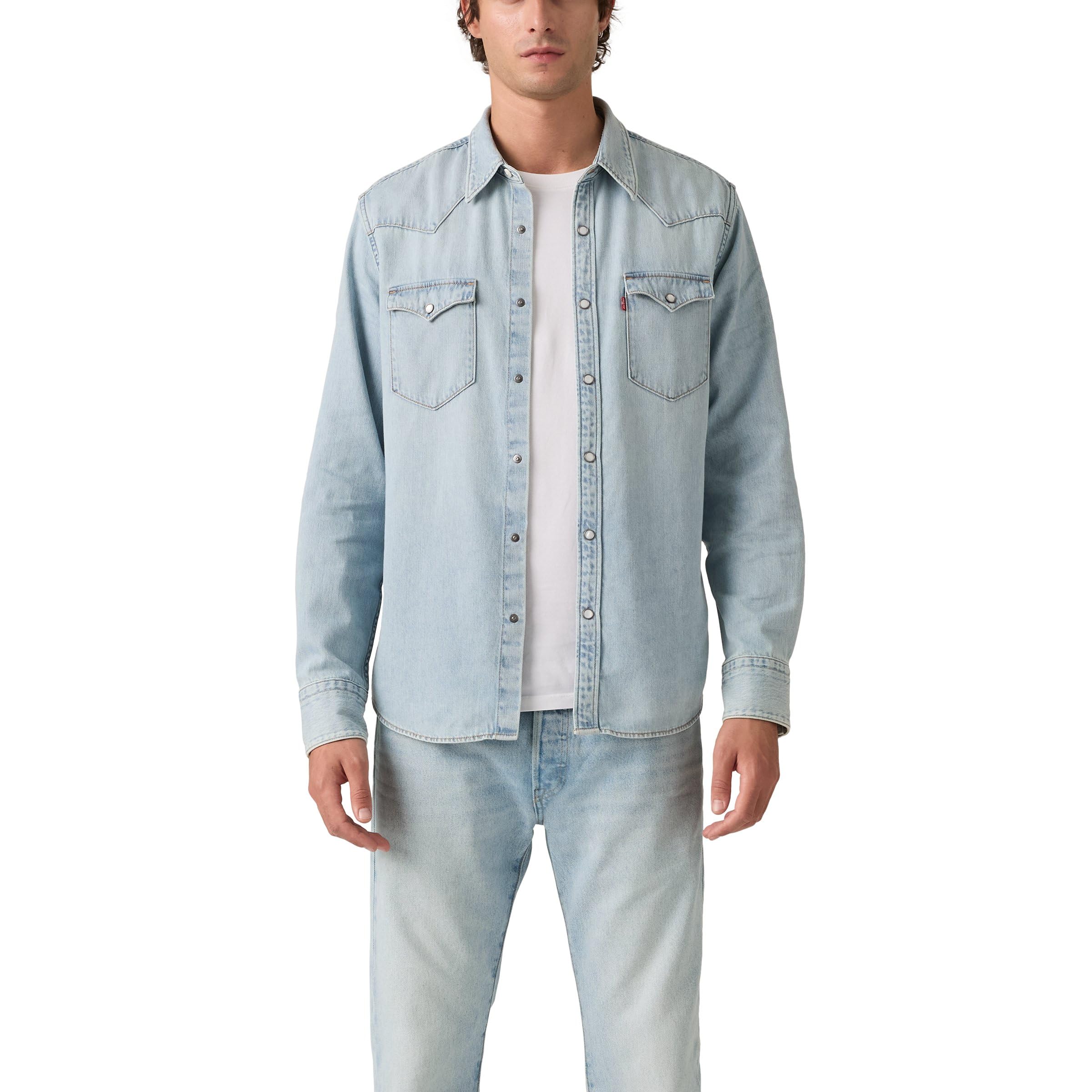 Levi's Herren Barstow Western Standard Hemd mit Button-Down-Kragen, Solucell Worn-in, XL