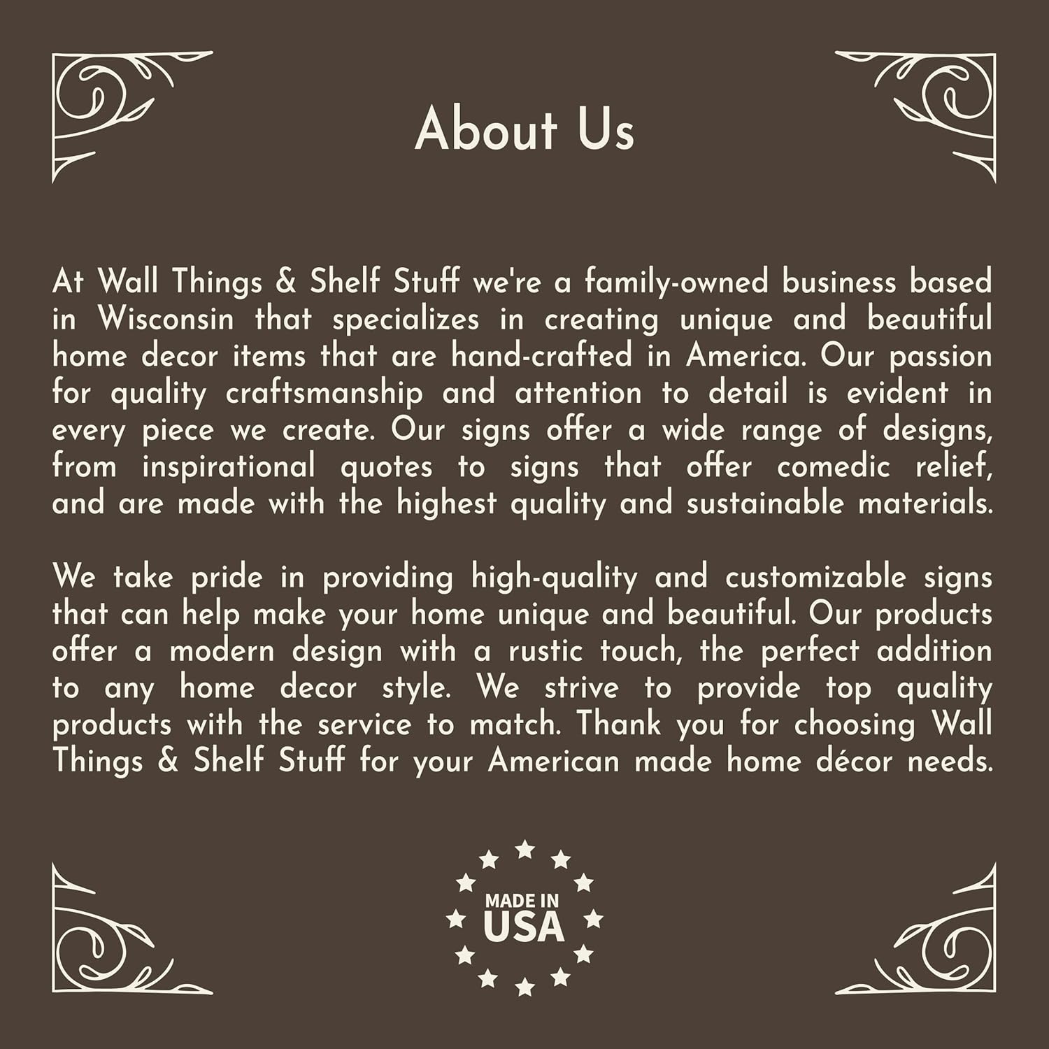 Wall Things Co. Interchangeable Welcome to our Home Sign for Front Door with 14 Changeable Magnets, Seasonal Front Porch Decorations, Rustic Farmhouse Home Decor, 16x16 Inch