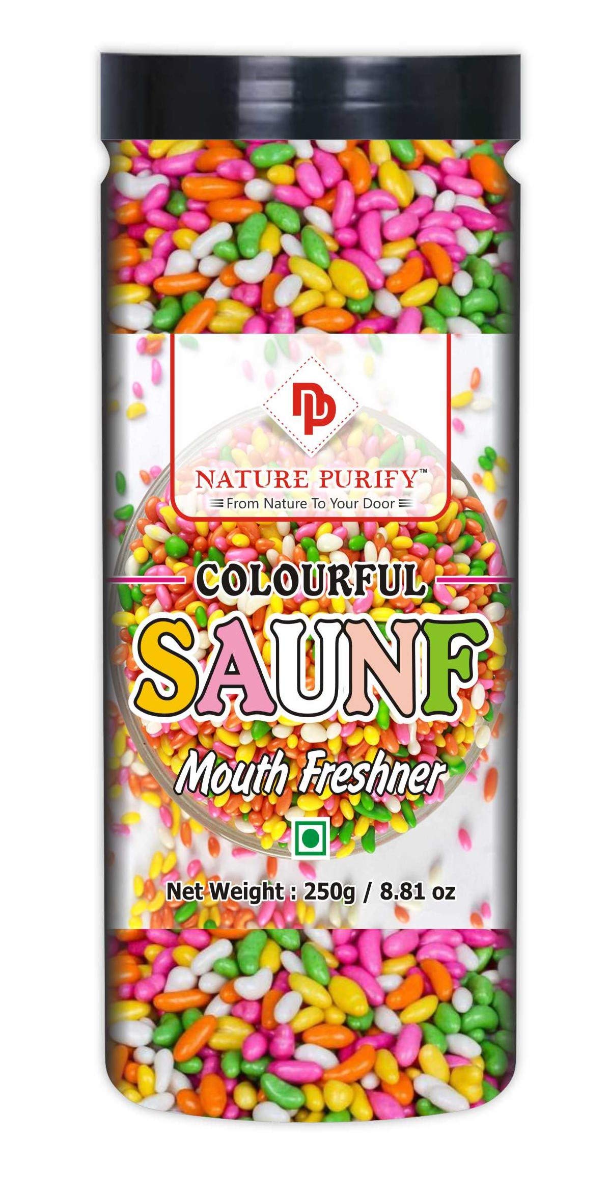 See full amazon price history chart for Nature Purify Colourful Sugar Coated SAUNF|Colourful Fennel Seed Mouth Freshner 250gm Nature Purify Colourful Sugar Coated SAUNF|Colourful Fennel Seed Mouth Freshner 250gm (B08K9FYTB9) Amazon Price History, Amazon Price Tracker