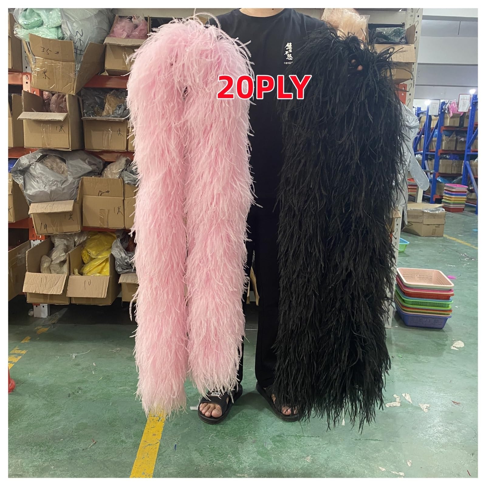 boa plumas Boa de plumas avestruz esponjosas, falda, disfraz fiesta, for manualidades, decoraciones boda DIY