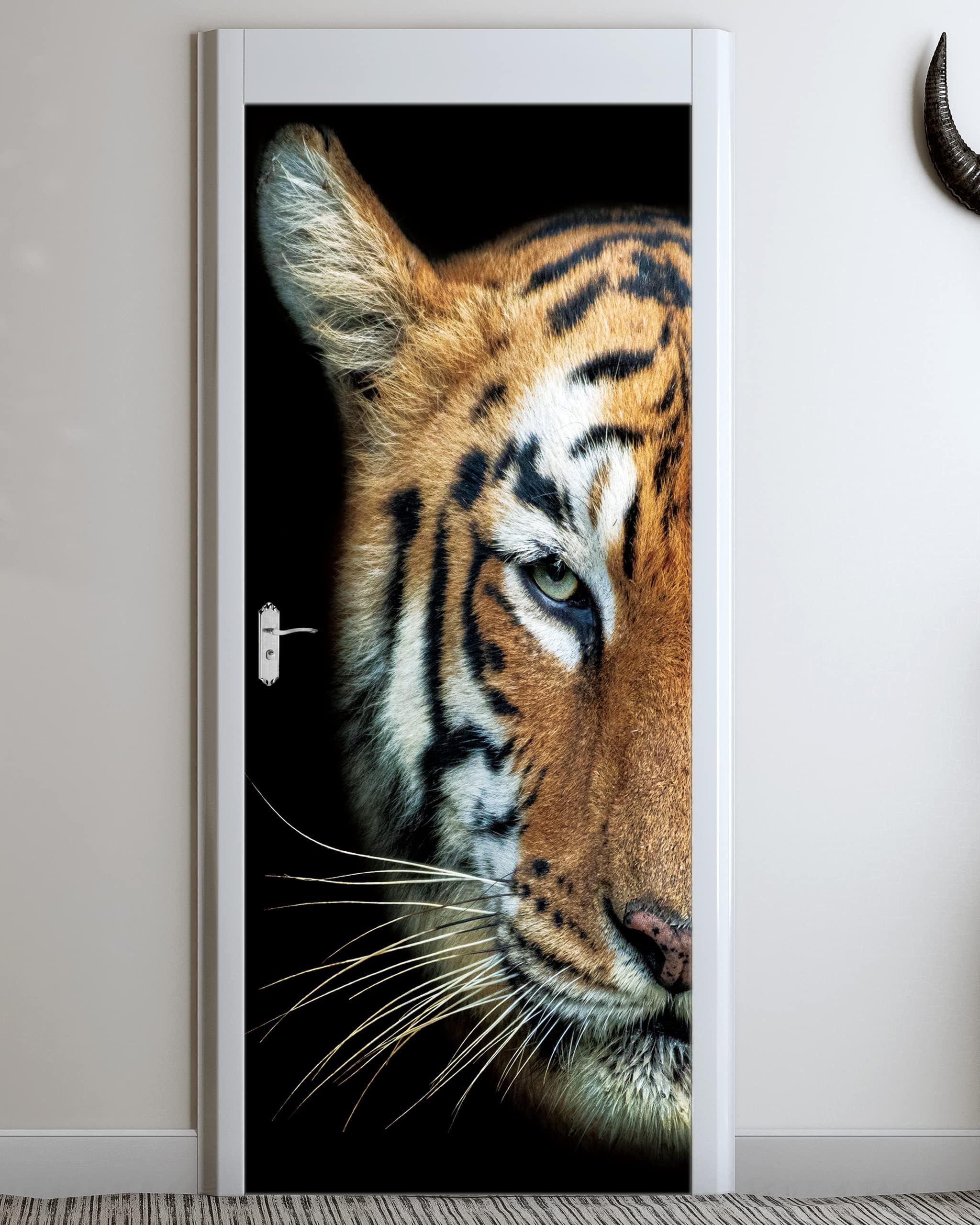 WOHAHA Tiger Animals Wall Stickers Safari Jungle Animals