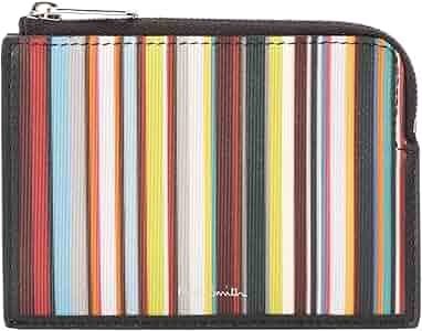 極美品　未使用　ポールスミス　カードケース　マルチカラー　ダークブラウン　箱付き Amazon | [ポールスミス] カードケース 名刺入れ メンズ