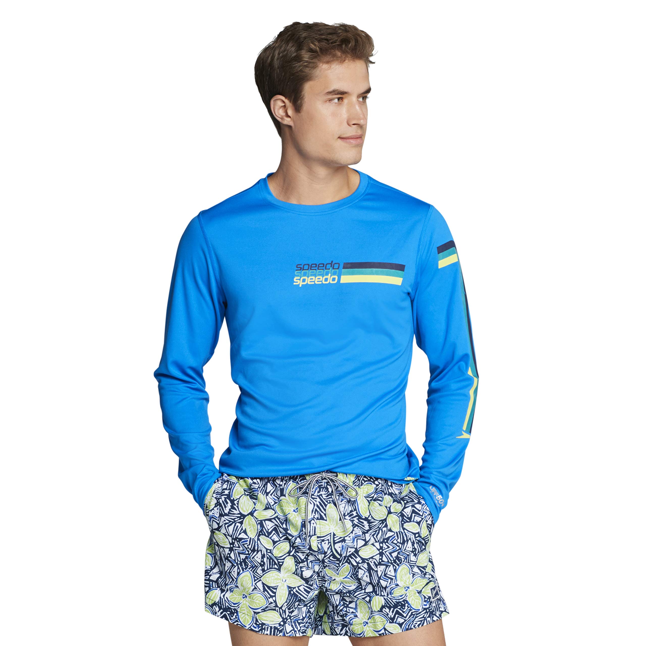 Maillot Anti-UV Speedo Manches Longues UPF 50+ - Coupe Large - Séchage Rapide