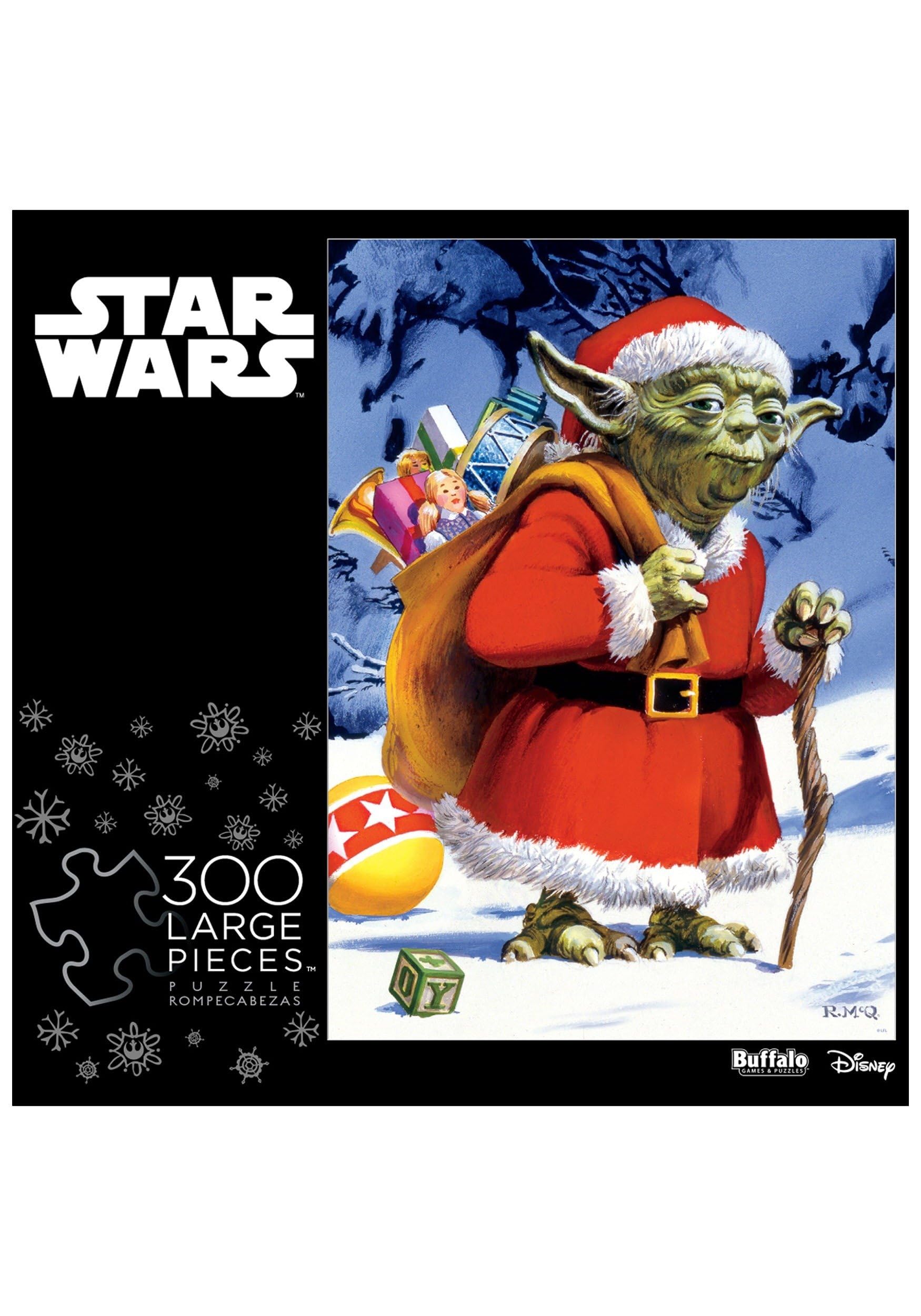 Buffalo Games Star Wars Holiday Yoda 300 Piece Jigsaw Puzzle