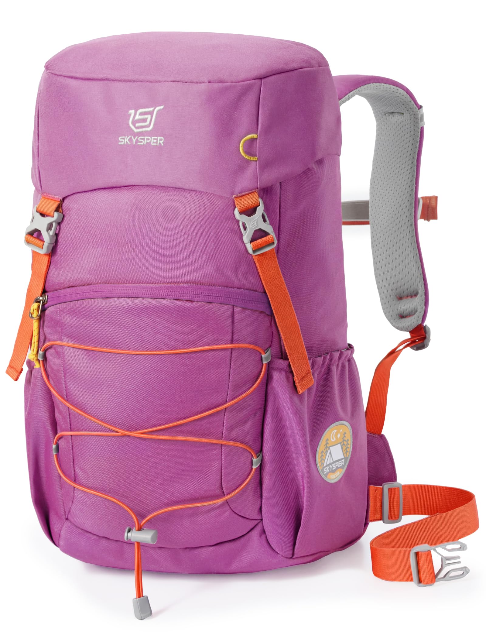 SKYSPER Kinder Wanderrucksack 18L mit Regenschutz für Mädchen Jungen Outdoor
