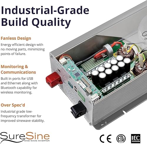 Miniatura 10 de Morningstar SureSine 150W onda sinusoidal pura, inversor solar fuera de la red 12 VCC, 120 VAC, 60 Hz tipo B salida