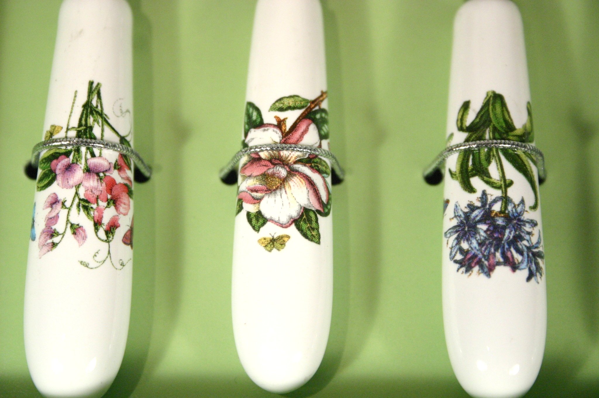 Set 6 Forchette Da Pasticceria Portmeirion - Collezione Botanic Garden Multicolore - Foto 1