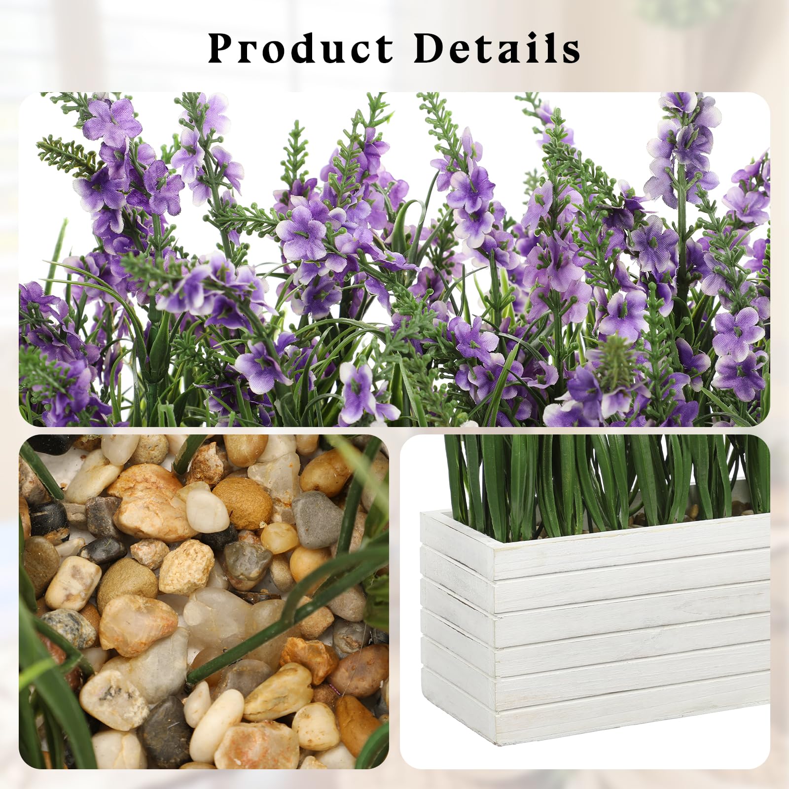 Amazon.com: 14 Inch Artificial Lavender Flower Arrangement in