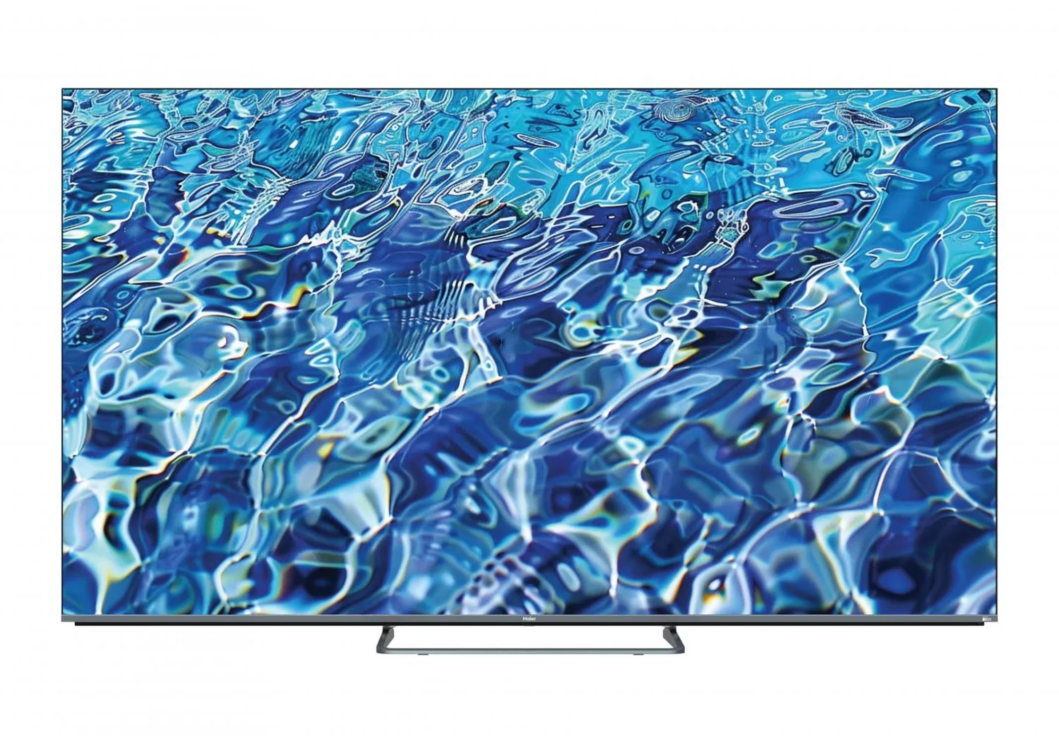 Haier H75M80FUX - TV 75 Pollici, Smart TV 4K QD-Mini LED DVB-T2 Wifi Nero Classe energetica D