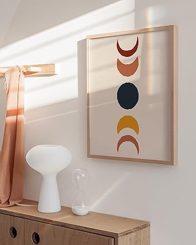 Miniatura 5 de HAUS AND HUES Arte de pared moderno de mediados de siglo, póster bohemio de sol, impresión moderna de mediados de siglo, cuadros boho para pared
