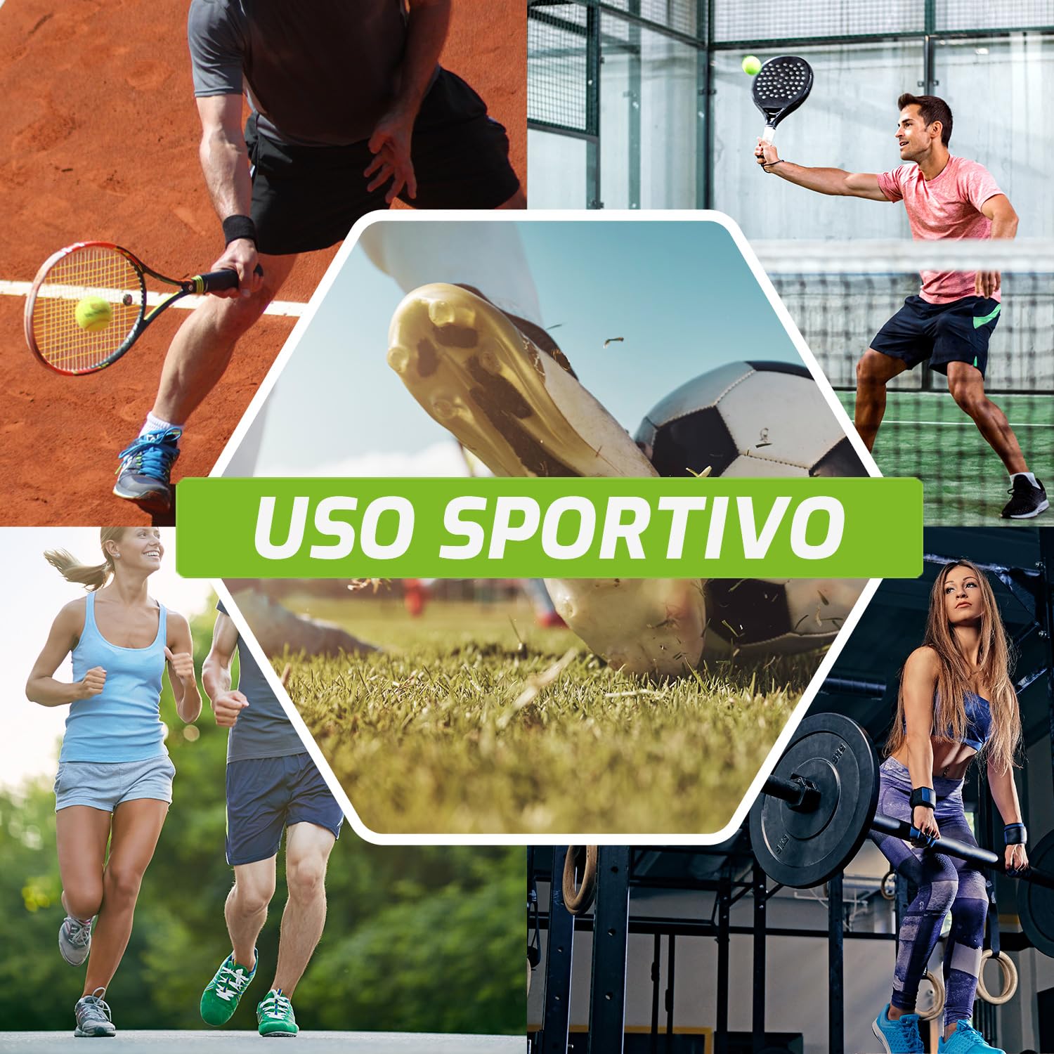 FIT Therapy – Tape Kinesiologico Professionale per Sport e Recupero Muscolare – Kinesio Tape Antidolorifico e Antinfiammatorio – NON SCALDA, Impermeabile, Senza Farmaci, Dura 5 giorni (5 Metri)