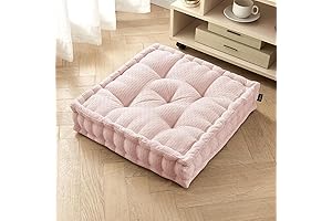 Getmo Pink Floor Pillow for Meditation and Comfort