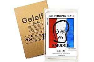 GELELF New Generation Gel Printing Plate: Unleash Your Monoprinting Artistry!