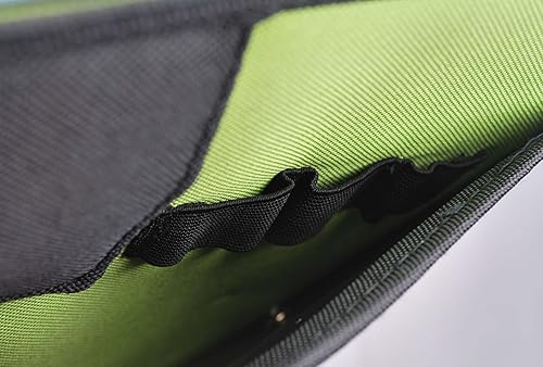 Miniatura 3 de Filexec Archivo expandible de lona acolchada suave al tacto, 13 bolsillos, verde (46225-4), carta, 1 paquete