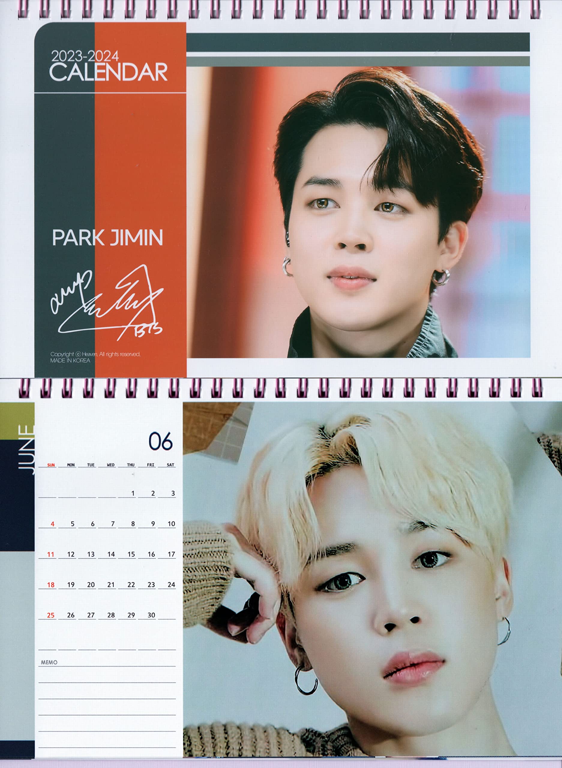 BTS DICON 写真集 ジミン 卓上カレンダー 2021 2022 BTS バンタン